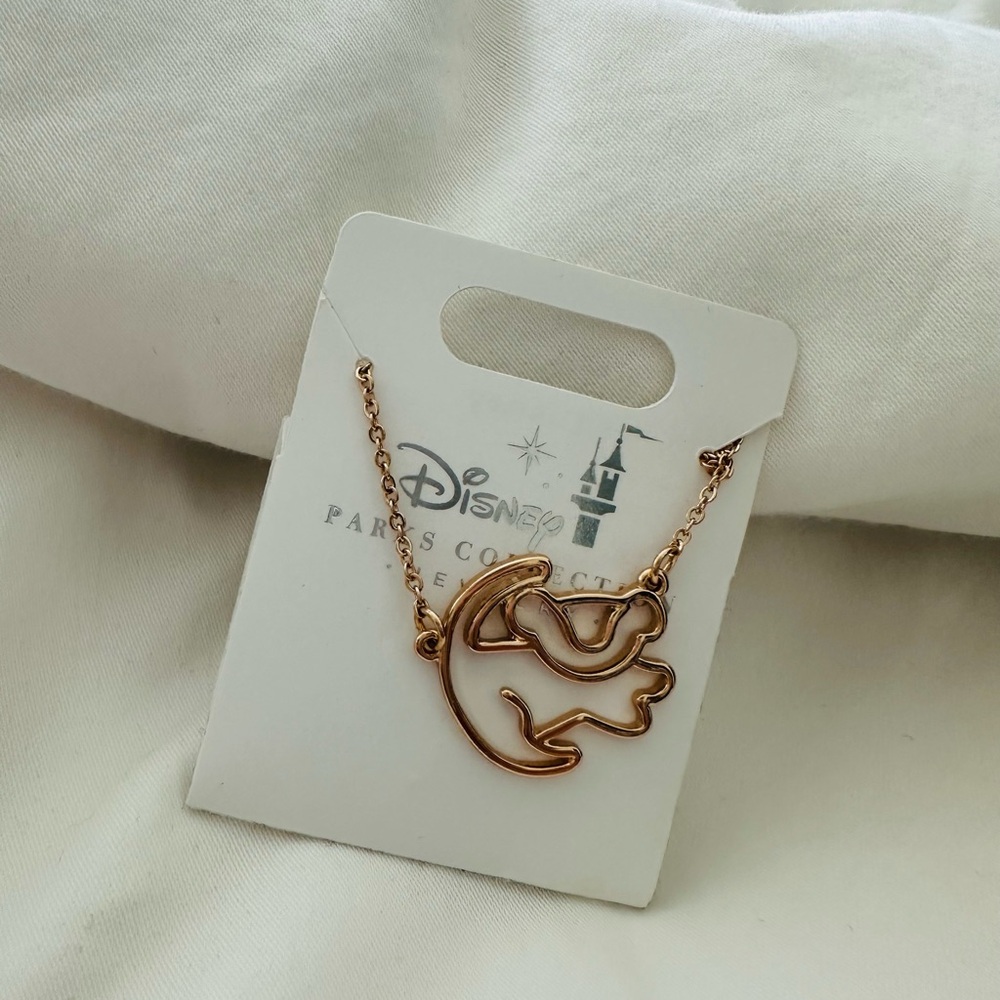Disney Gold Lion King Simba Necklace